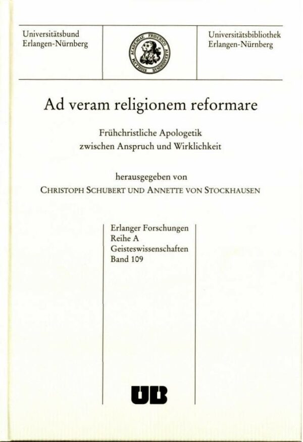 Titelbild Ad veram religionem reformare