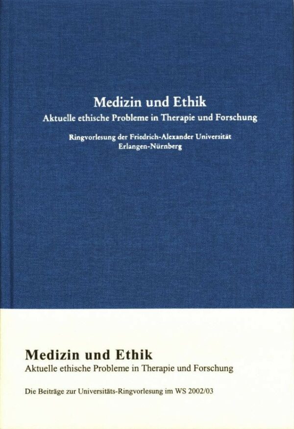 Titelblatt Medizin und Ethik