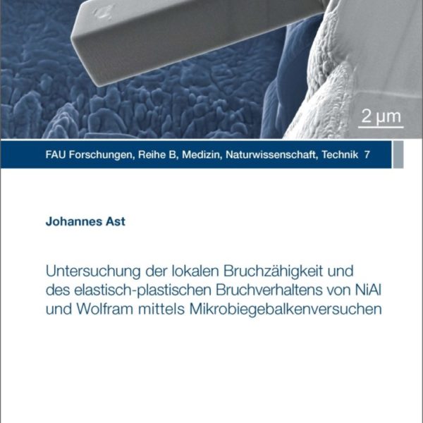 Untersuchung der lokalen Bruchzähigkeit und des elastisch‐plastischen Bruchverhaltens von NiAl und Wolfram mittels Mikrobiegebalkenversuchen