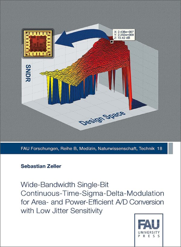 Titelbild Wide-Bandwidth Single-Bit Continuous-Time-Sigma-Delta-Modulation for Area- and Power-Efficient A/D Conversion with Low Jitter Sensitivity