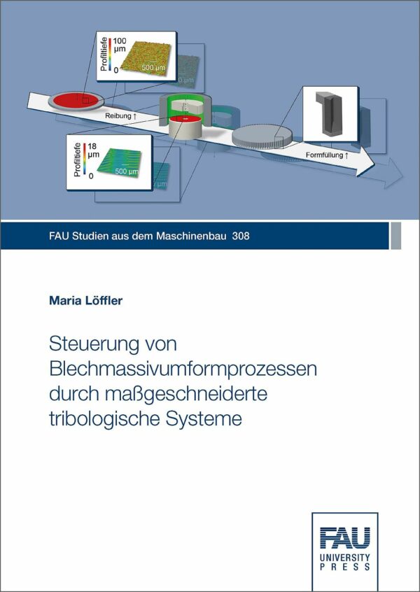 Titelbild Steuerung von Blechmassivumformprozessen durch maßgeschneiderte tribologische Systeme