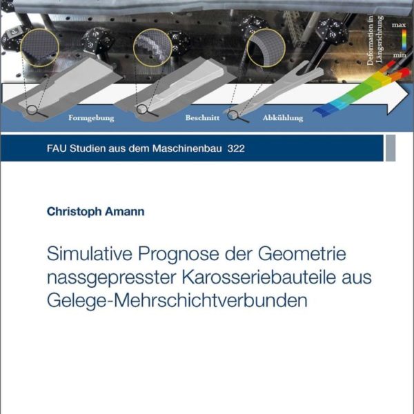 Simulative Prognose der Geometrie nassgepresster Karosseriebauteile aus Gelege-Mehrschichtverbunden