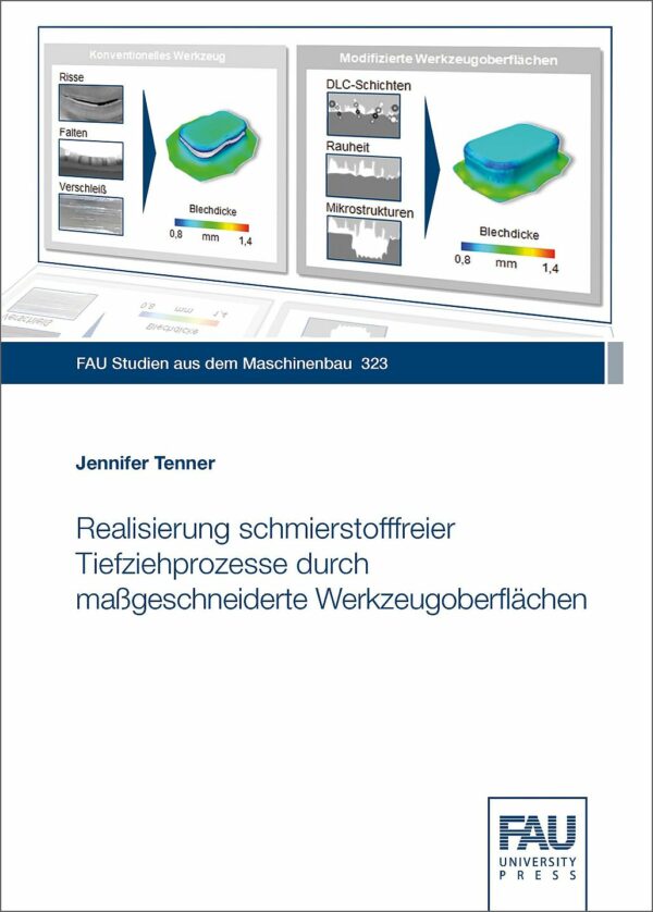 Titelbild Realisierung schmierstofffreier Tiefziehprozesse durch maßgeschneiderte Werkzeugoberflächen