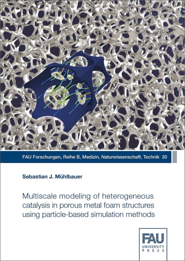 Titelbild Multiscale modeling of heterogeneous catalysis in porous metal foam structures using particle-based simulation methods