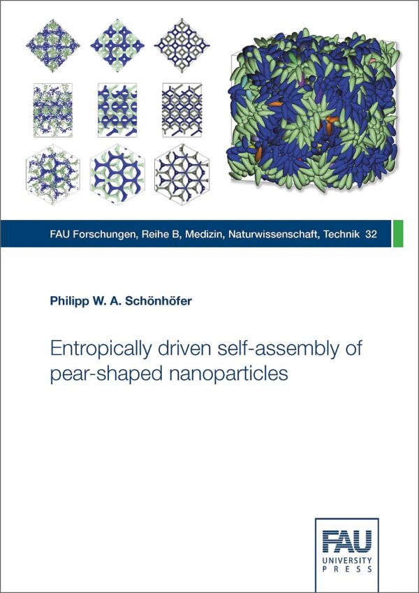 Titelbild Entropically driven self‐assembly of pear‐shaped nanoparticles