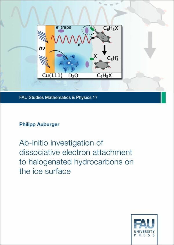 Titelbild Ab-initio investigation of dissociative electron attachment to halogenated hydrocarbons on the ice surface