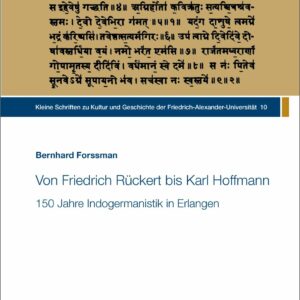 Kleine Schriften zu Kultur und Geschichte der Friedrich-Alexander-Universität (FAU)