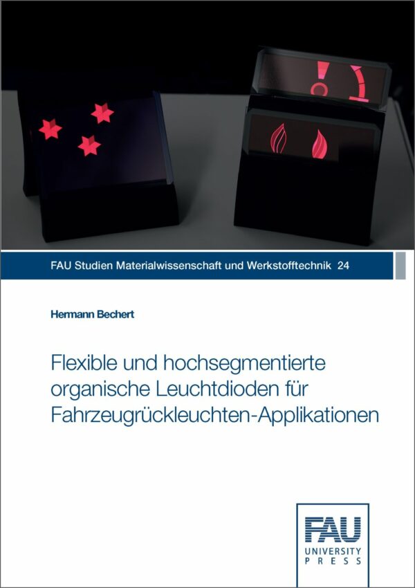 Titelbild Flexible und hochsegmentierte organische Leuchtdioden für Fahrzeugrückleuchten‐Applikationen