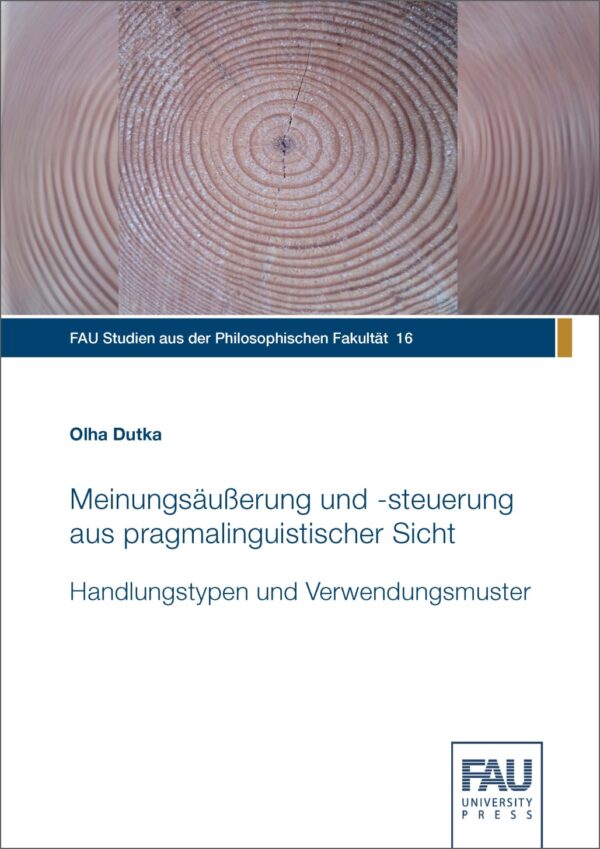 Titelbild Meinungsäußerung und –steuerung aus pragmalinguistischer Sicht