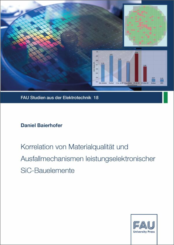 Titelbild Korrelation von Materialqualität und Ausfallmechanismen leistungselektronischer SiC-Bauelemente