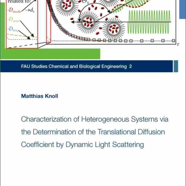 Characterization of Heterogeneous Systems via the Determination of the Translational Diffusion Coefficient by Dynamic Light Scattering